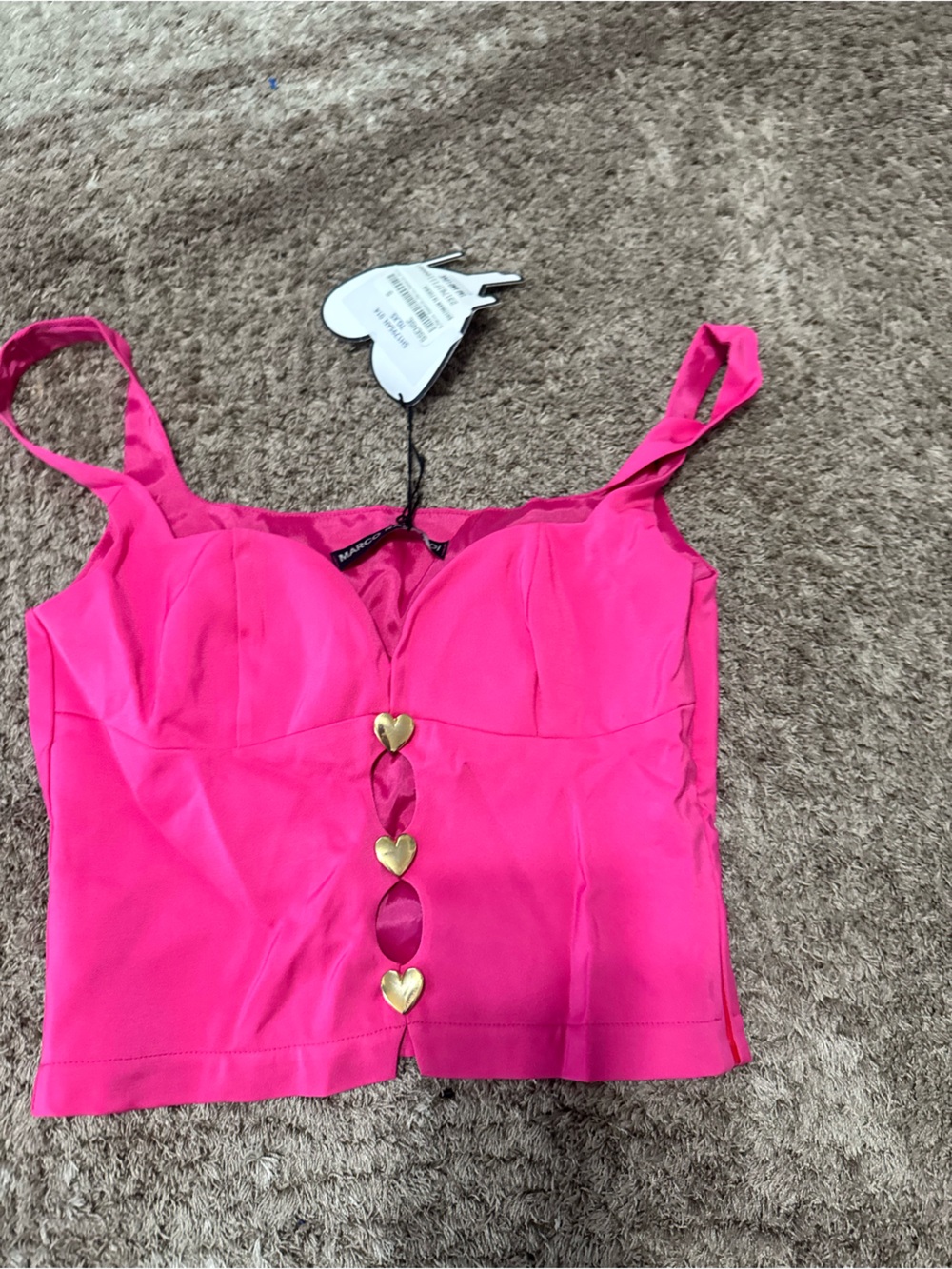 Marco Rambaldi
Pink Cutout Tank Top